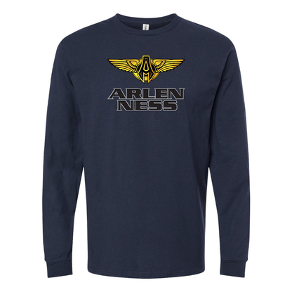 Men's Arlen Ness  Logo Cotton Long Sleeve T-Shirt