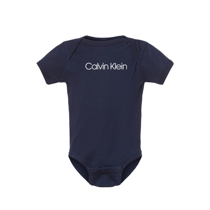 Calvin Klein Logo Baby Romper Onesie