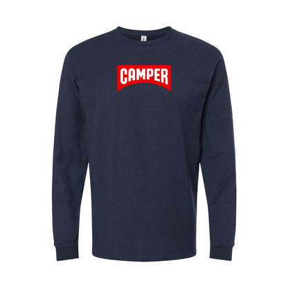 Youth Camper Logo Cotton Long Sleeve T-Shirt