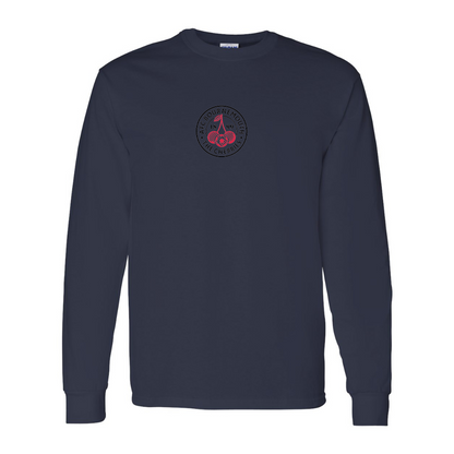 Men's AFC Bournemouth Soccer Logo Gildan Heavy Cotton Long Sleeve T-Shirt