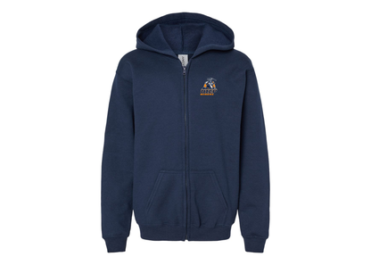 Gildan Heavy Blend Youth UTEP Miners Full Zip Hooded Sweatshirt