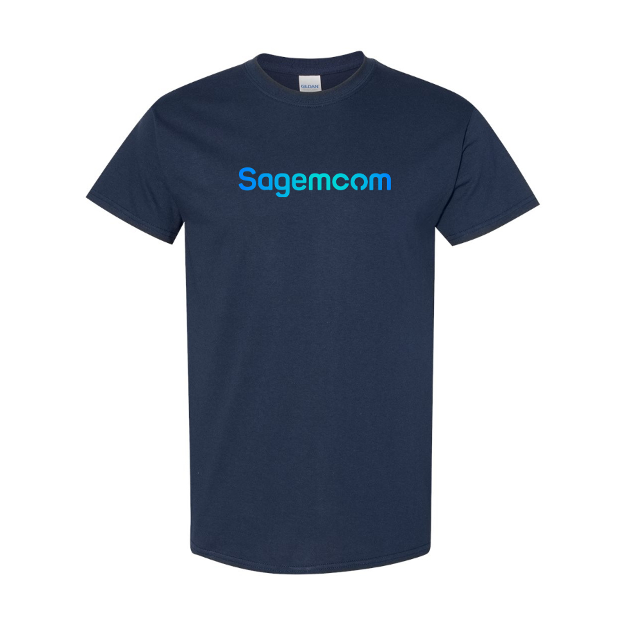 Men's Sagemcom Logo  Cotton T-Shirt