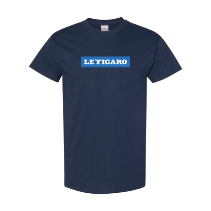 Men's Le Figaro Logo Cotton T-Shirt