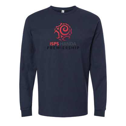 Men's ISPS Handa Premiership Logo Cotton Long Sleeve T-Shirt
