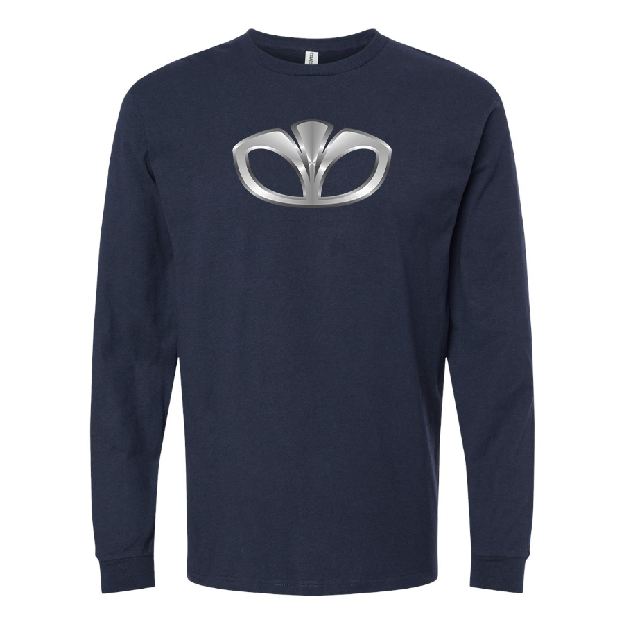 Men's Daewoo Logo Cotton Long Sleeve T-Shirt
