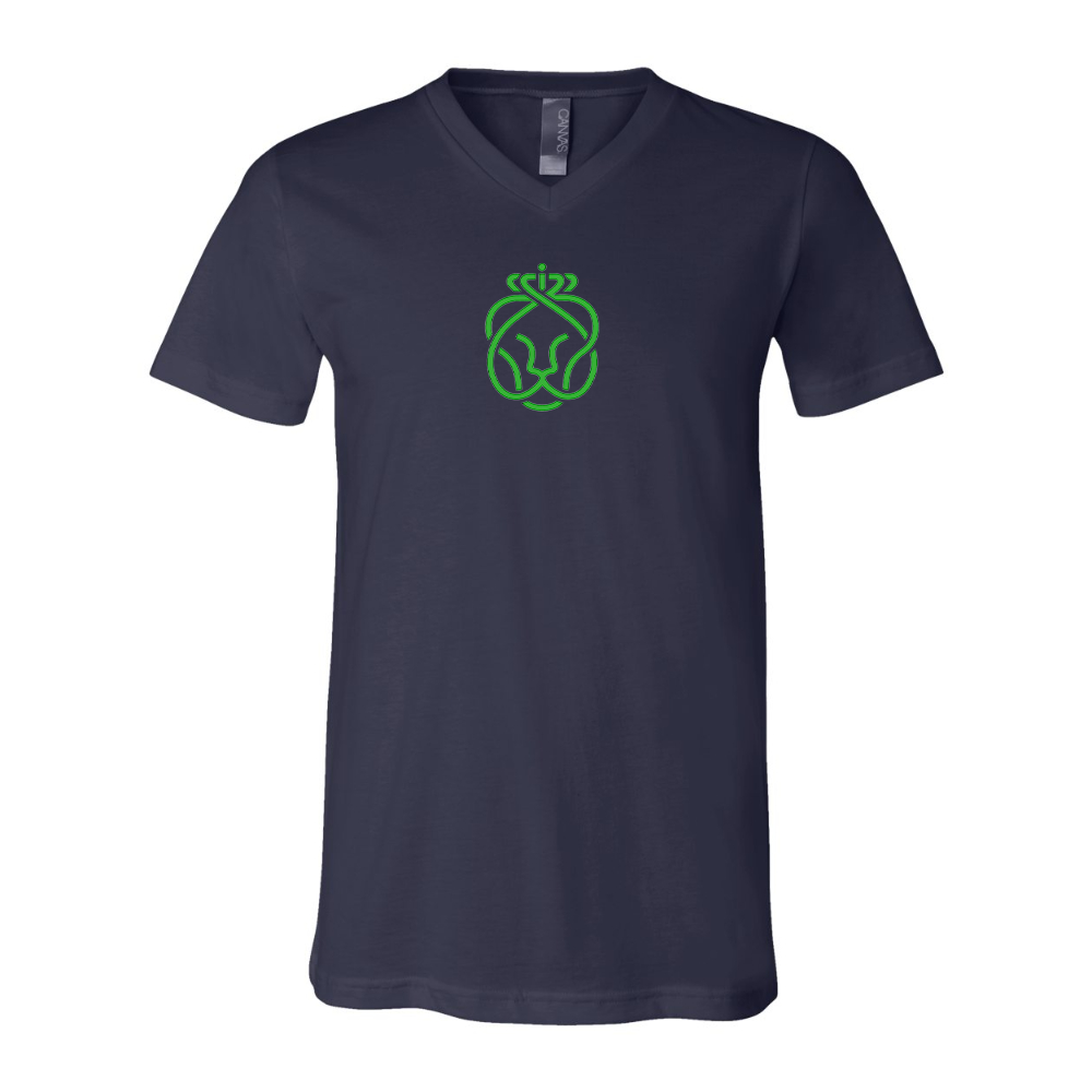 Ahold Delhaize Symbol BELLA  CANVAS - Jersey V-Neck T-Shirt