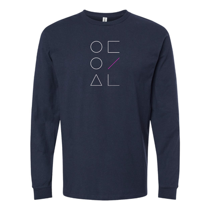 Men's  LOONA Logo Cotton Long Sleeve T-Shirt
