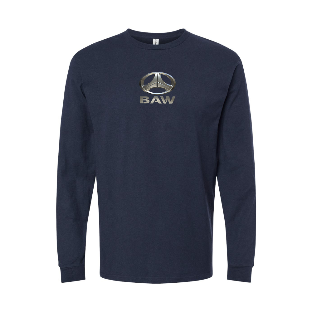 Men's Beijing Automobile Works Logo Long Sleeve T-Shirt