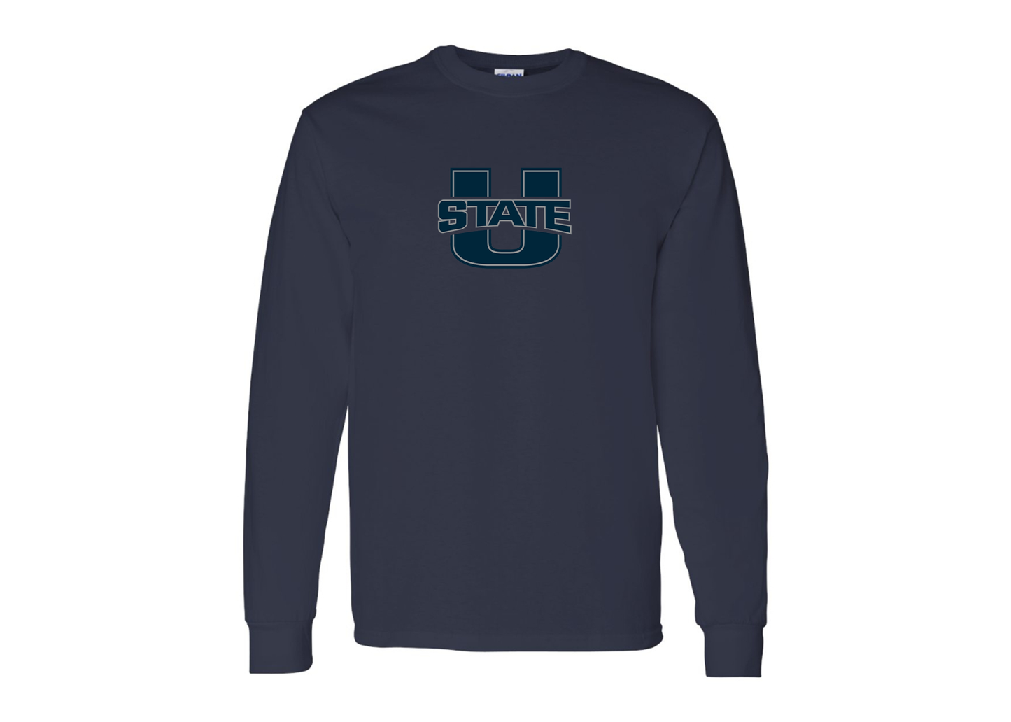 Men's Utah State Aggies Gildan Heavy Cotton Long Sleeve T-Shirt