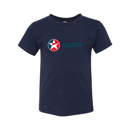 Caltex Gas Station BELLA  CANVAS Toddler Jersey Tee