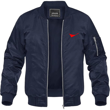 Men's Conoco Phillips Symbol Lightweight Bomber Jacket Windbreaker Softshell Varsity Jacket Coat