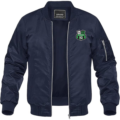 Men's U.S. Sassuolo Soccer Lightweight Bomber Jacket - Navy