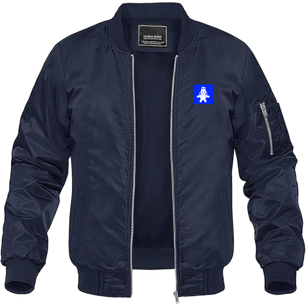 Men's  Mac Miller Logo Lightweight Bomber Jacket Windbreaker Softshell Varsity Jacket Coat
