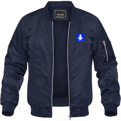 Men's  Mac Miller Logo Lightweight Bomber Jacket Windbreaker Softshell Varsity Jacket Coat