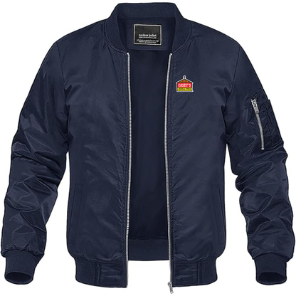 Men's Casey's General Store Lightweight Bomber Jacket Windbreaker Softshell Varsity Jacket Coat