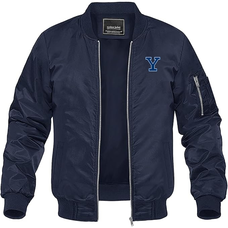 Men's Yale Bulldogs Lightweight Bomber Jacket - Navy