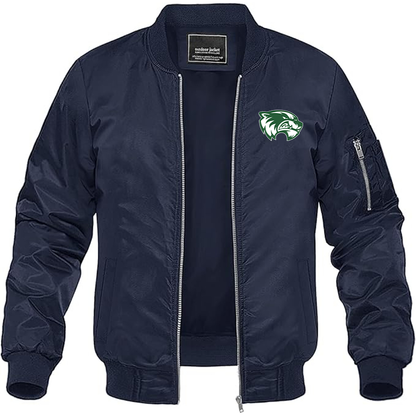 Men's Utah Valley Wolverines Lightweight Bomber Jacket - Navy