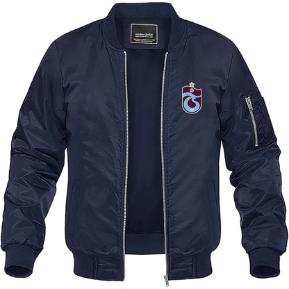 Men's Trabzonspor Soccer Lightweight Bomber Jacket - Navy