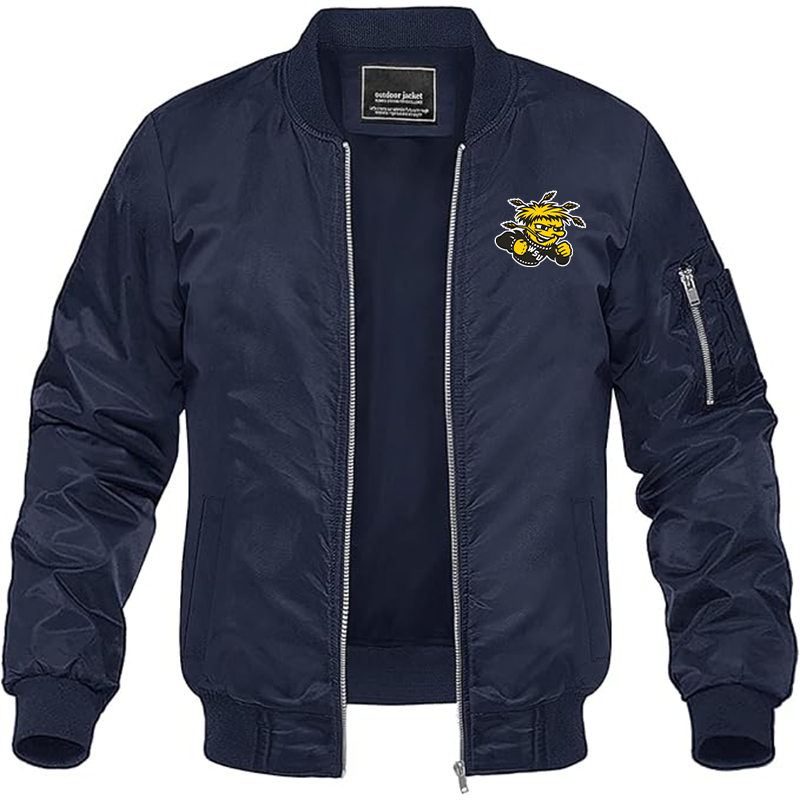 Men's Wichita State Shockers Lightweight Bomber Jacket - Navy