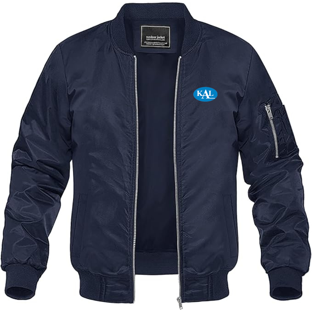 Men's  Kerala Automobiles Limited Logo Lightweight Bomber Jacket Windbreaker Softshell Varsity Jacket Coat