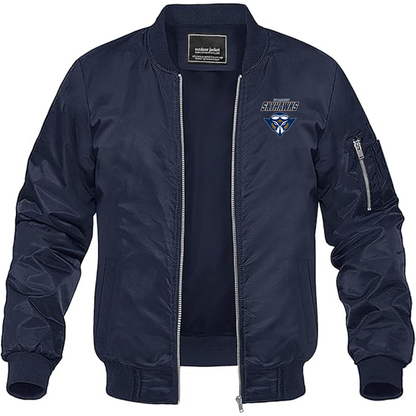 Men's Tennessee Martin Skyhawks Lightweight Bomber Jacket - Navy