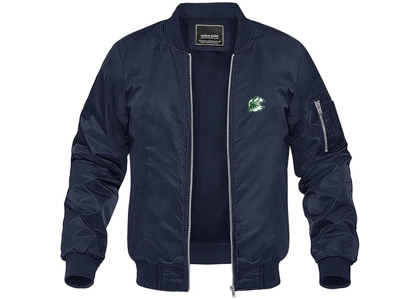 Men's Utah Valley Wolverines Lightweight Bomber Jacket Windbreaker Softshell Varsity Jacket Coat