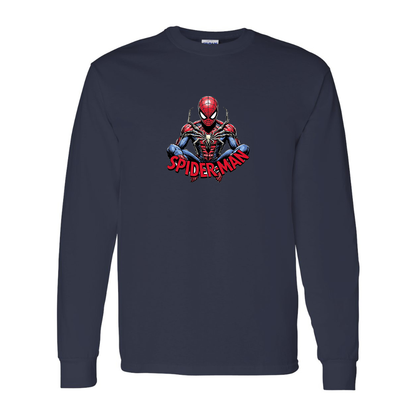 Men's Spider-Man 2025 Gildan Heavy Cotton Long Sleeve T-Shirt