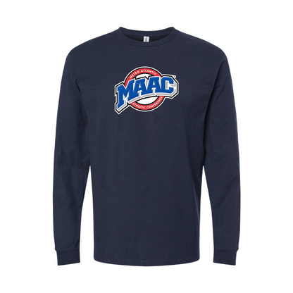 Youth Metro Atlantic Athletic Conference Logo Cotton Long Sleeve T-Shirt