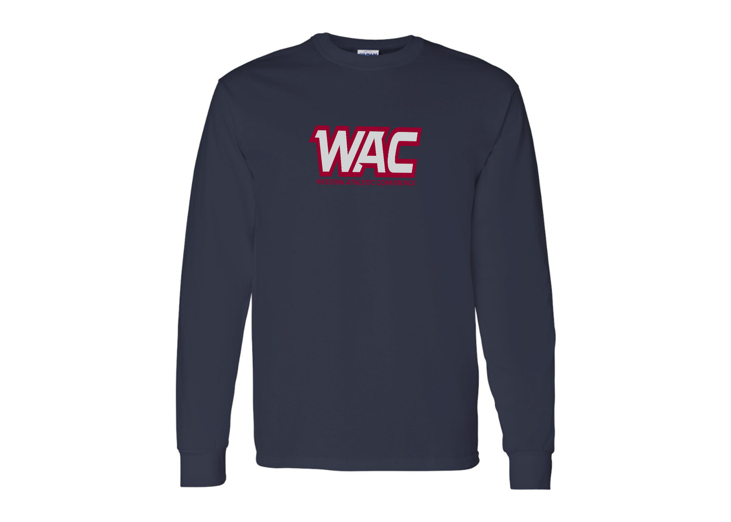Men's Western Athletic Conference Gildan Heavy Cotton Long Sleeve T-Shirt