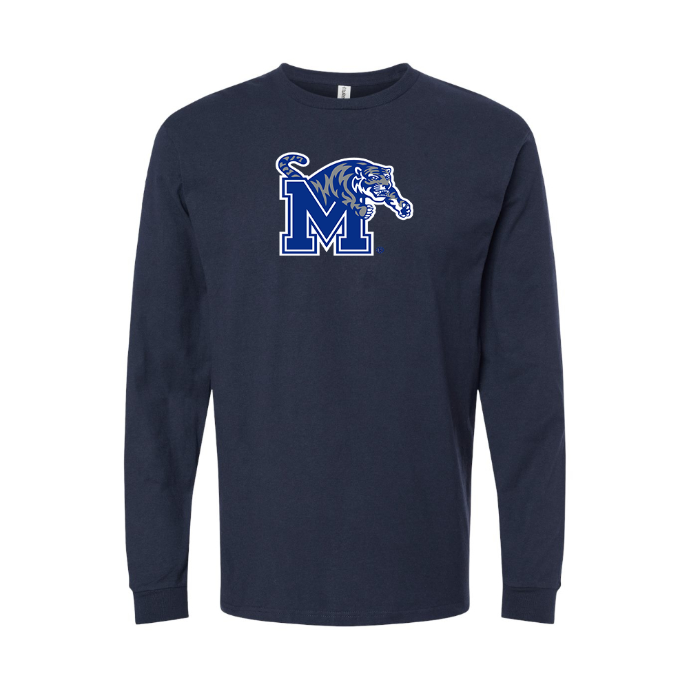 Men's Memphis Tigers Logo Long Sleeve T-Shirt