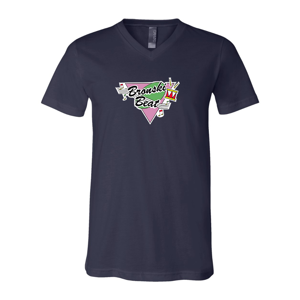Bronski Beat BELLA  CANVAS - Jersey V-Neck T-Shirt