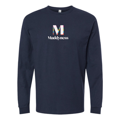 Youth Maddyness Logo Cotton Long Sleeve T-Shirt