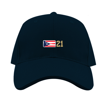 Liga de Beisbol Profesional Roberto Clemente Logo  Dad Baseball Cap Hat