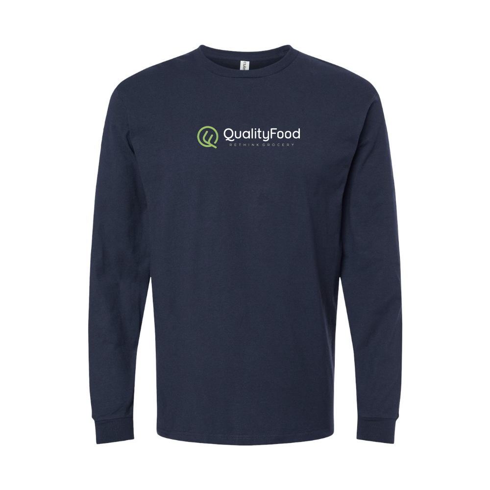 Men's Quality Food Logo Long Sleeve T-Shirt