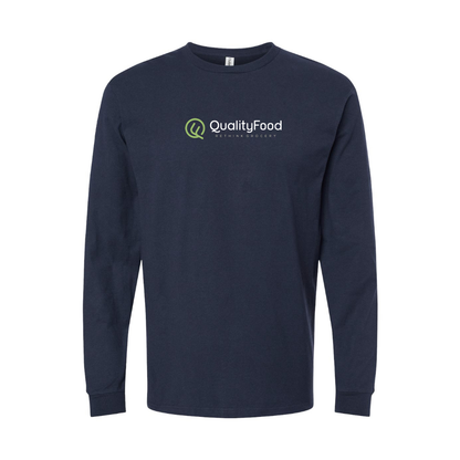 Men's Quality Food Logo Long Sleeve T-Shirt
