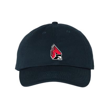 Ball State Cardinals   Valucap Adult Bio-Washed Classic Dad Hat