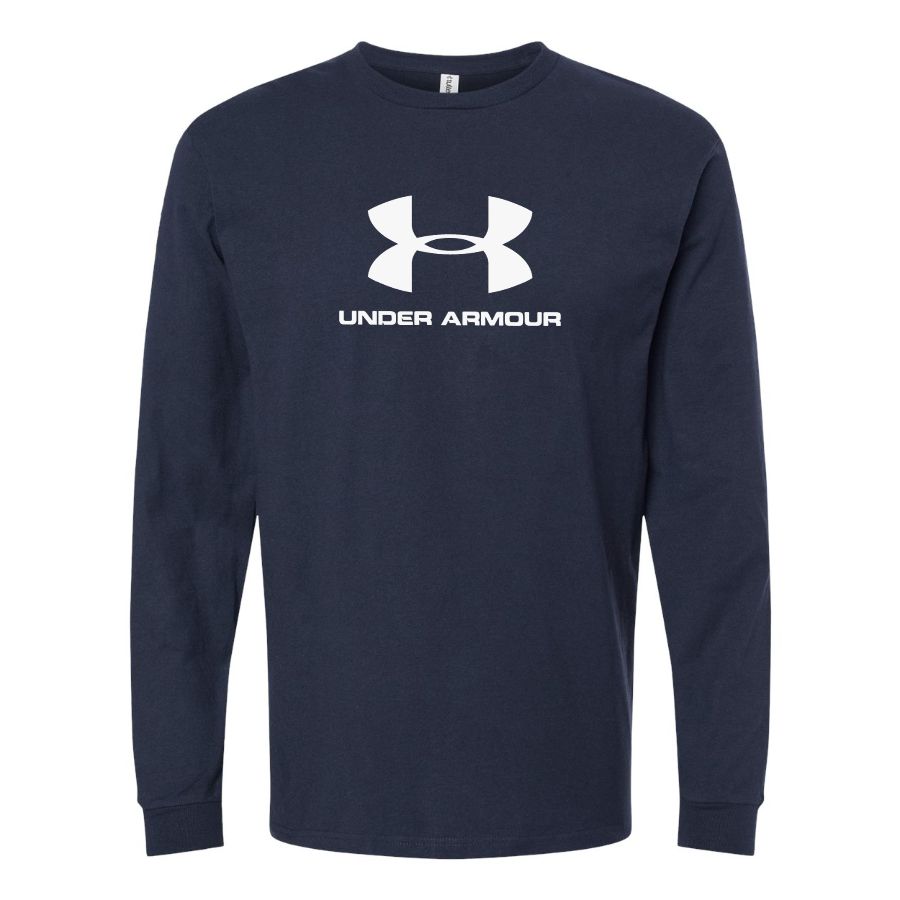 Youth  Under Armour Logo Cotton Long Sleeve T-Shirt