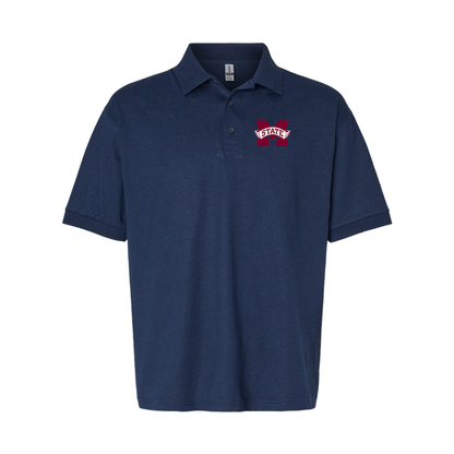 Men's Mississippi State Bulldogs Logo Dry Blend Polo