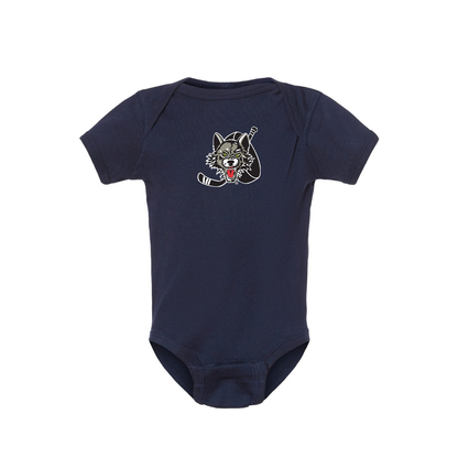 Chicago Wolves Logo Baby Romper Onesie