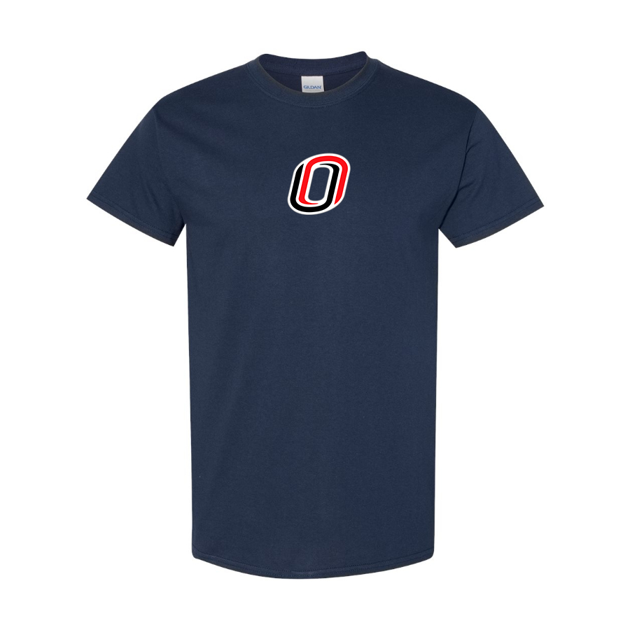 Men's Nebraska Omaha Mavericks Logo  Cotton T-Shirt