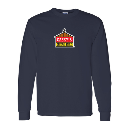 Men's Casey's General Store  Gildan Heavy Cotton Long Sleeve T-Shirt