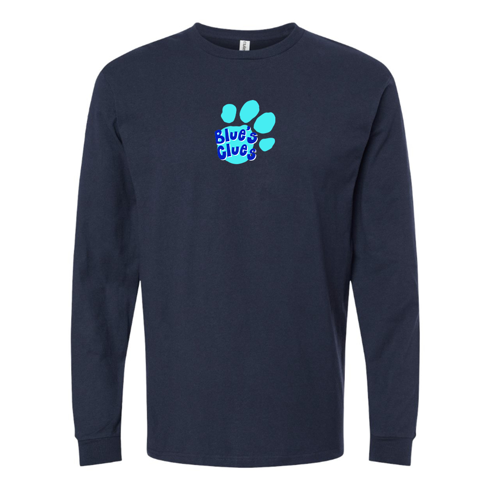 Men's Blues Clues Logo Long Sleeve T-Shirt