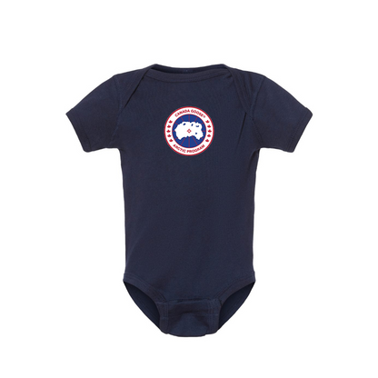 Canada Goose Logo Baby Romper Onesie