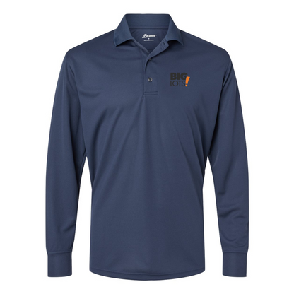 Men's Big Lots Logo Paragon Prescott Long Sleeve Polo