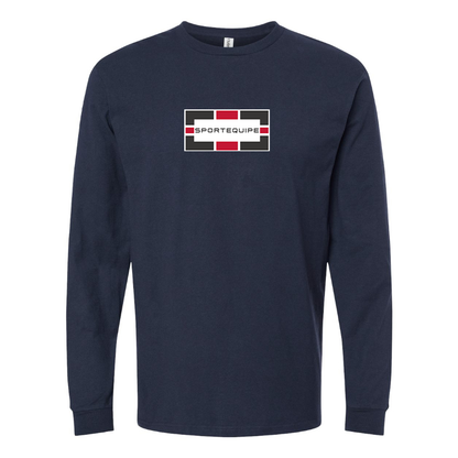 Youth Sportequipe Logo Cotton Long Sleeve T-Shirt