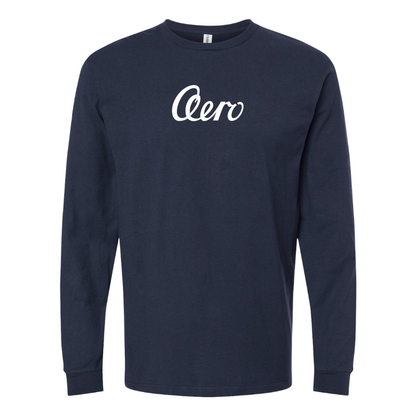 Men's Aero   Logo Cotton Long Sleeve T-Shirt