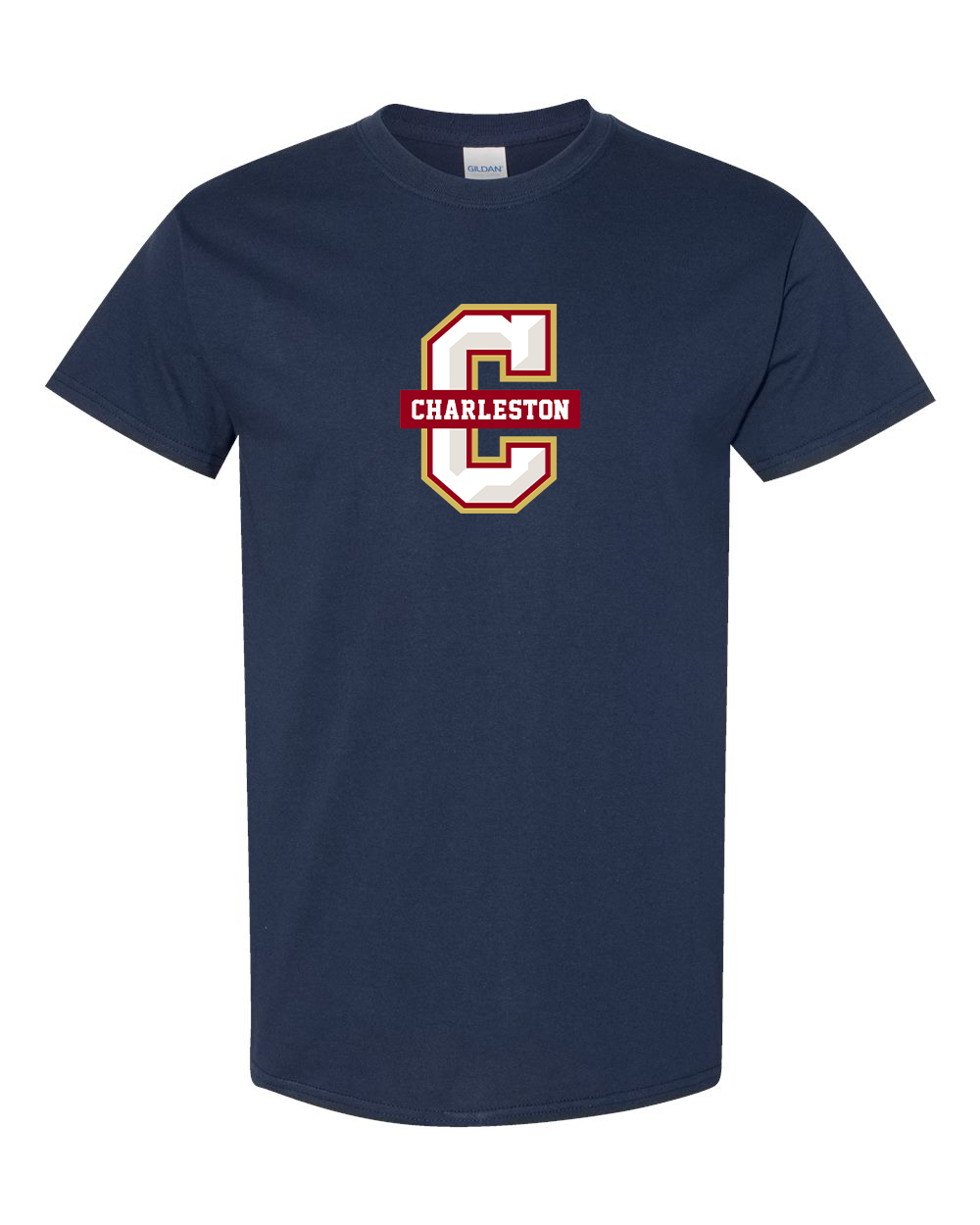 Men's  Charleston Cougars Gildan Heavy Cotton T-Shirt