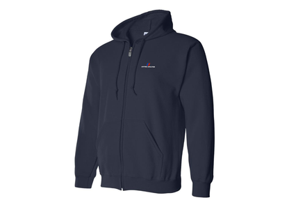 Men's United Airlines Logo Zipper Hoodie