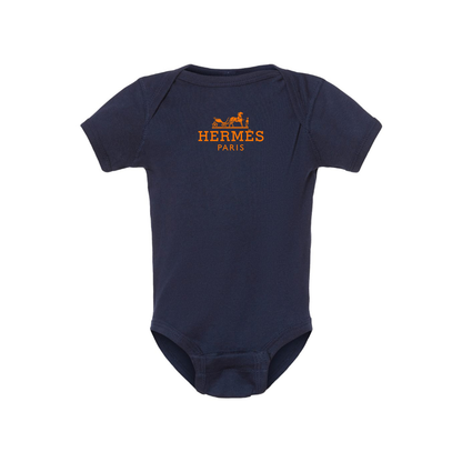Hermès Logo Baby Romper Onesie