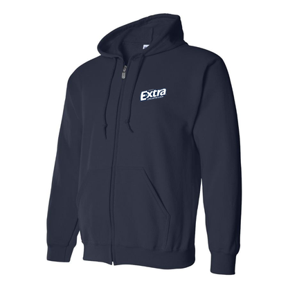 Men's Extra Gum Logo Zipper Hoodie